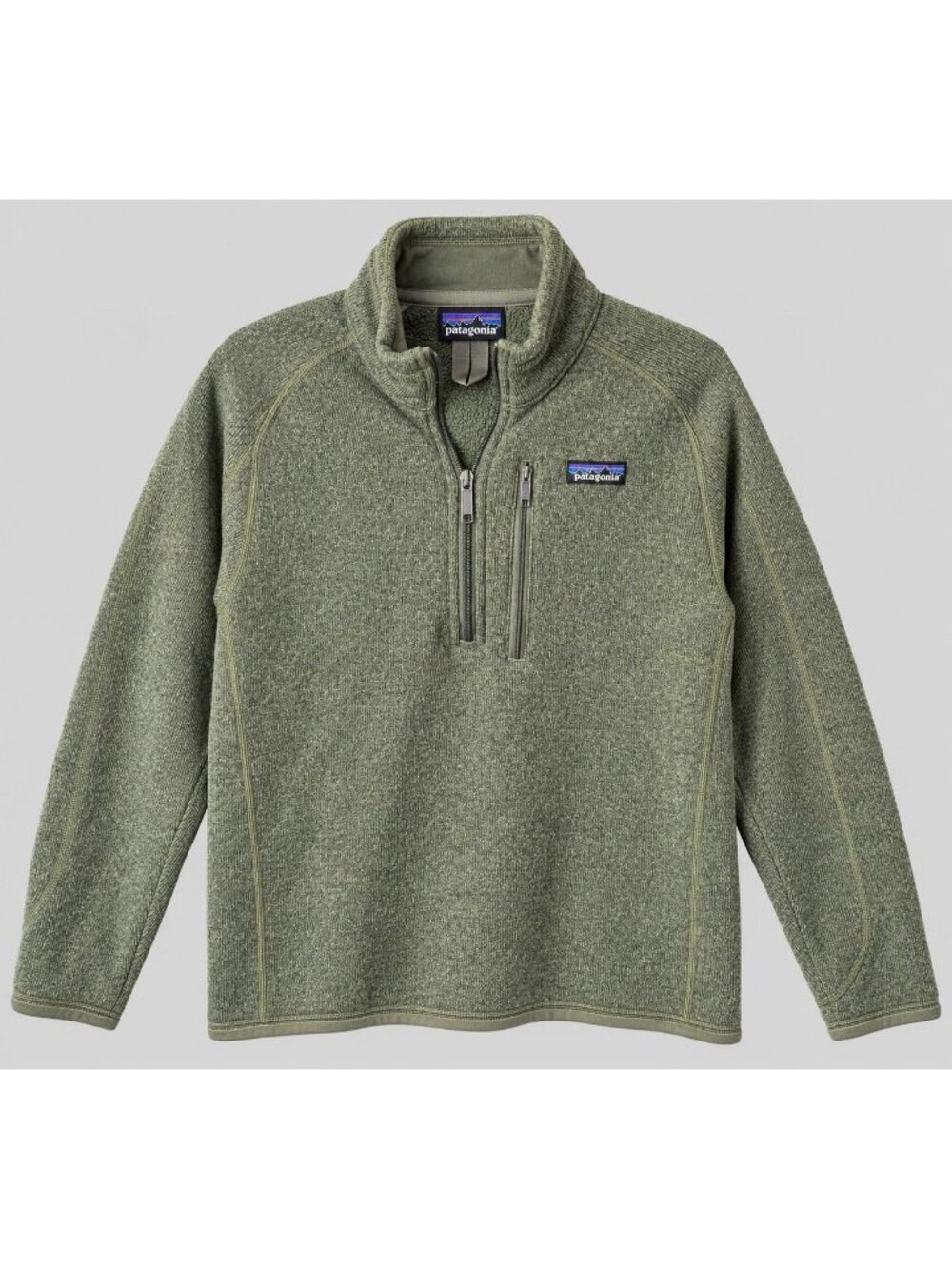 Patagonia Better Sweater Fleece Pullover Women's Small Olive Green 1/4 Zip